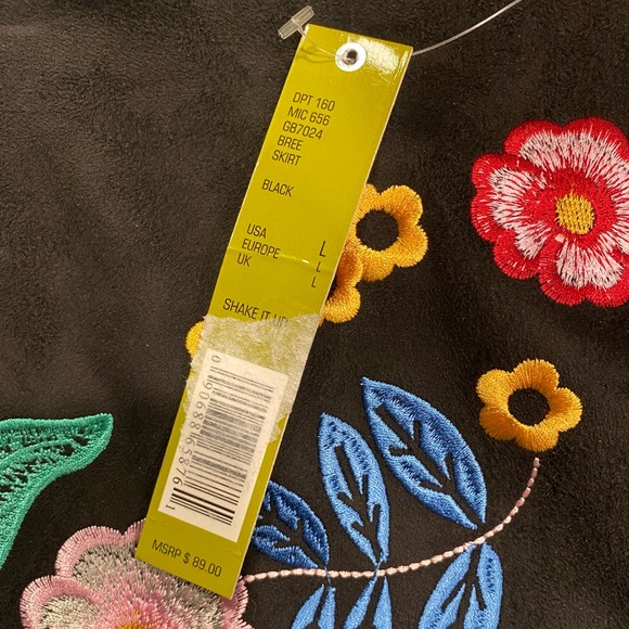 Gianna Bini Black Suede Mini Skirt - Bree Skirt 🖤NWT - Picture 7 of 13